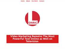 Tablet Screenshot of lonricstudios.com
